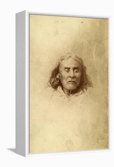 Chief Seattle, Circa 1865-Joseph Thwaites-Framed Premier Image Canvas