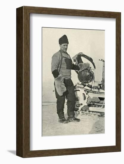 'Chief Stoker Lashly (Who received the Albert Medal)', 1911, (1913)-Herbert Ponting-Framed Photographic Print