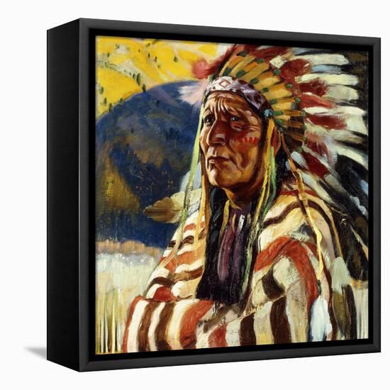 Chief Thundercloud-Walter Ufer-Framed Premier Image Canvas