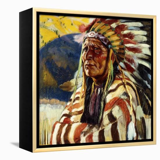Chief Thundercloud-Walter Ufer-Framed Premier Image Canvas