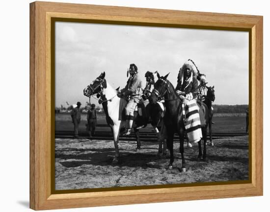 Chief Two Guns White Calf and Bird Rattler Ready for the Pageant-null-Framed Premier Image Canvas