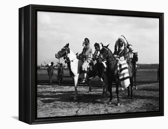 Chief Two Guns White Calf and Bird Rattler Ready for the Pageant-null-Framed Premier Image Canvas