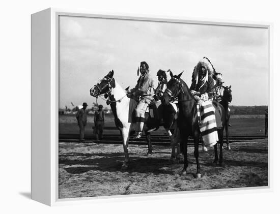 Chief Two Guns White Calf and Bird Rattler Ready for the Pageant-null-Framed Premier Image Canvas