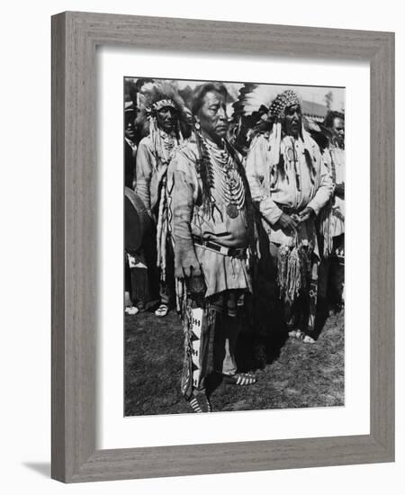 Chief Two Guns White Calf-null-Framed Photographic Print