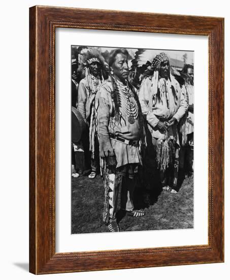 Chief Two Guns White Calf-null-Framed Photographic Print