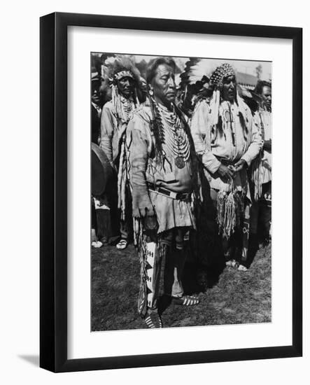 Chief Two Guns White Calf-null-Framed Photographic Print