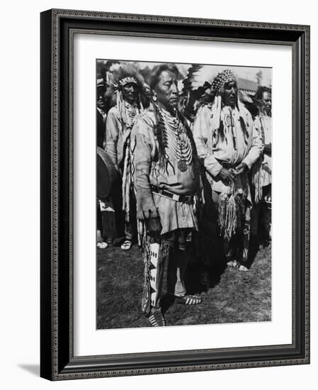 Chief Two Guns White Calf-null-Framed Photographic Print