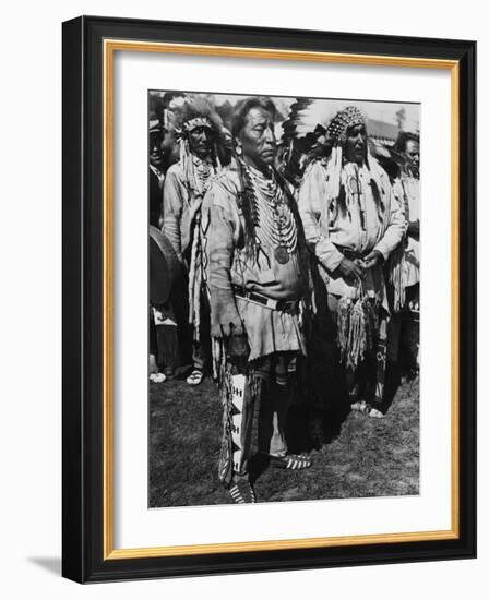 Chief Two Guns White Calf-null-Framed Photographic Print