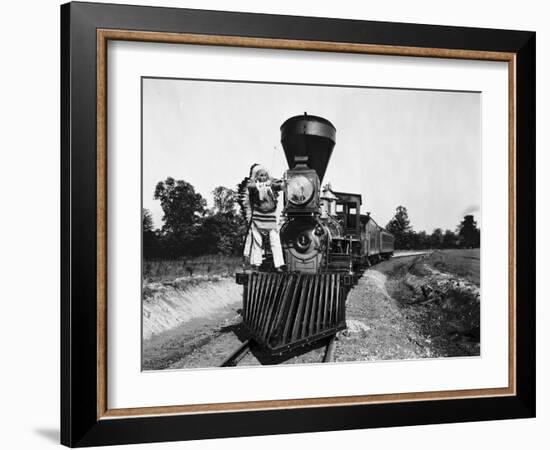 Chief Two Guns White Calf-null-Framed Photographic Print