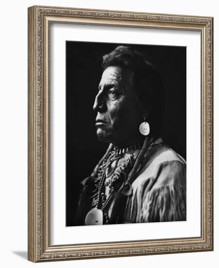 Chief Two Guns White Calf-null-Framed Photographic Print