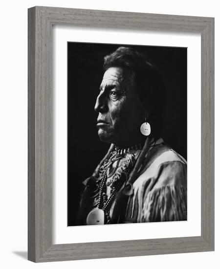 Chief Two Guns White Calf-null-Framed Photographic Print