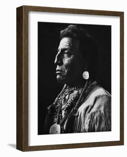 Chief Two Guns White Calf-null-Framed Photographic Print