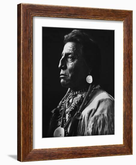 Chief Two Guns White Calf-null-Framed Photographic Print