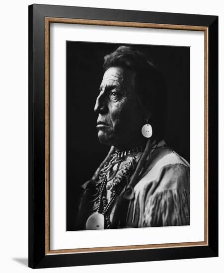 Chief Two Guns White Calf-null-Framed Photographic Print