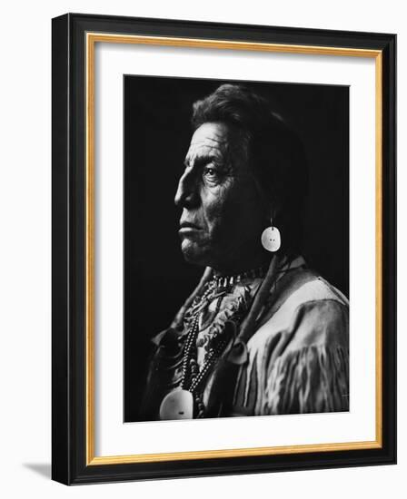 Chief Two Guns White Calf-null-Framed Photographic Print