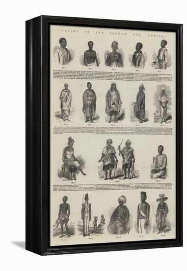 Chiefs of the Soudan, Etc, Africa-null-Framed Premier Image Canvas
