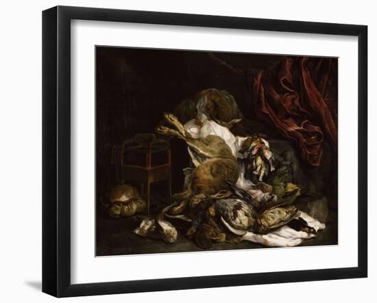 Chien auprès d'un étalage de gibier mort-Jan Fyt-Framed Giclee Print