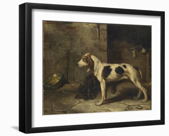 Chien brifauts-Alexandre Gabriel Decamps-Framed Giclee Print