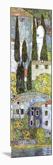 Chiesa a Cassone (detail)-Gustav Klimt-Mounted Art Print