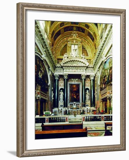 Chiesa Del Gesù, Genoa-Leonardo da Vinci-Framed Photographic Print