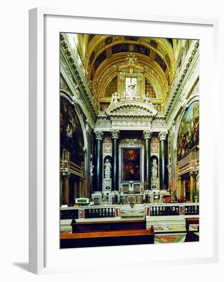 Chiesa Del Gesù, Genoa-Leonardo da Vinci-Framed Photographic Print