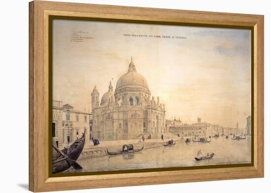 Chiesa Della Salute, Grand Canal, Venice-Gaspar van Wittel-Framed Premier Image Canvas