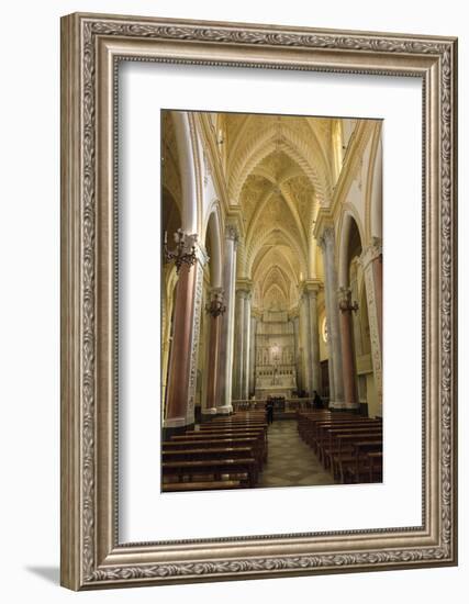 Chiesa Madre Church. Erice. Sicily. Italy-Tom Norring-Framed Photographic Print