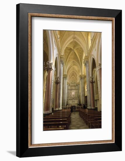 Chiesa Madre Church. Erice. Sicily. Italy-Tom Norring-Framed Photographic Print