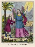 The Archangel Raphael Advises Tobias to Catch a Fish-Chiesa-Stretched Canvas