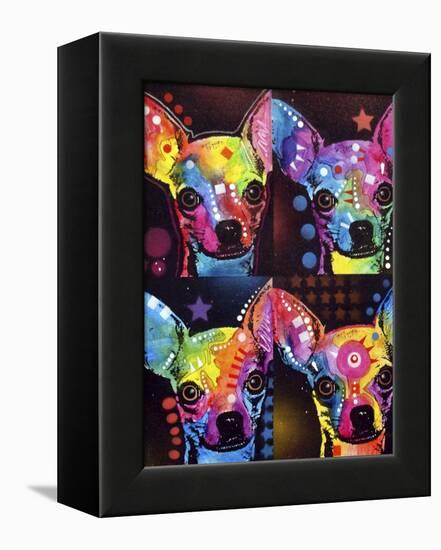 Chihuahua 4x-Dean Russo-Framed Premier Image Canvas