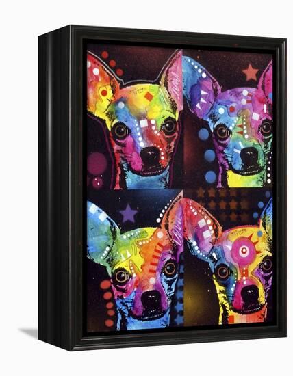 Chihuahua 4x-Dean Russo-Framed Premier Image Canvas