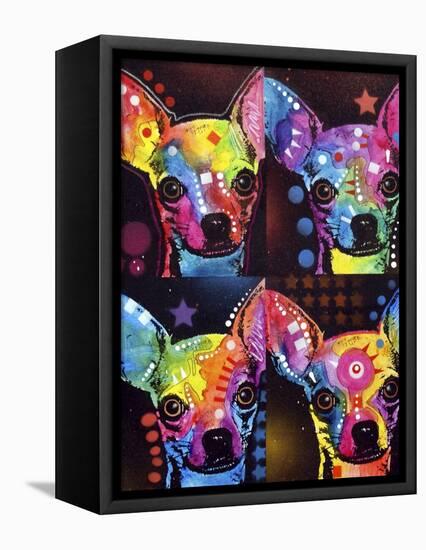 Chihuahua 4x-Dean Russo-Framed Premier Image Canvas