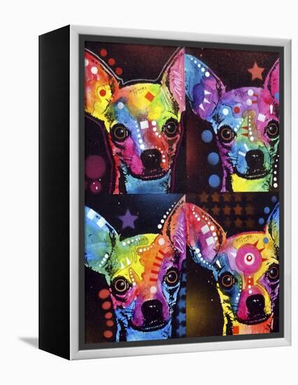 Chihuahua 4x-Dean Russo-Framed Premier Image Canvas