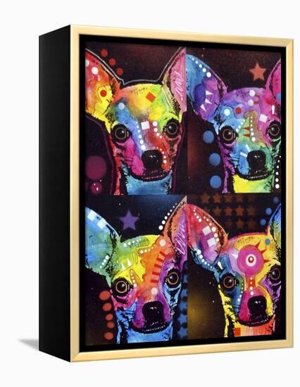 Chihuahua 4x-Dean Russo-Framed Premier Image Canvas