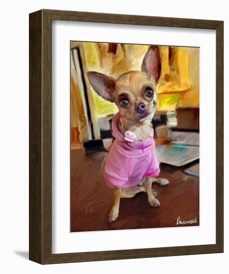 Chihuahua Bella-Robert Mcclintock-Framed Art Print