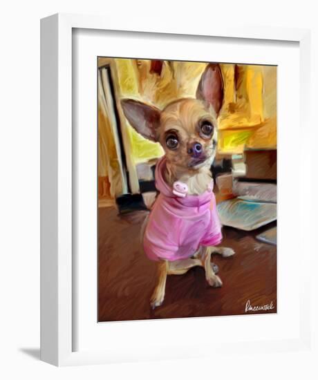 Chihuahua Bella-Robert Mcclintock-Framed Art Print