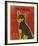 Chihuahua (black and tan)-John W^ Golden-Framed Art Print