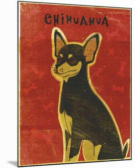Chihuahua (black and tan)-John W^ Golden-Mounted Art Print