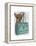 Chihuahua in Bag-Fab Funky-Framed Stretched Canvas