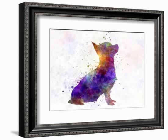 Chihuahua in Watercolor-paulrommer-Framed Art Print