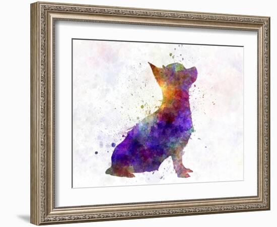 Chihuahua in Watercolor-paulrommer-Framed Art Print