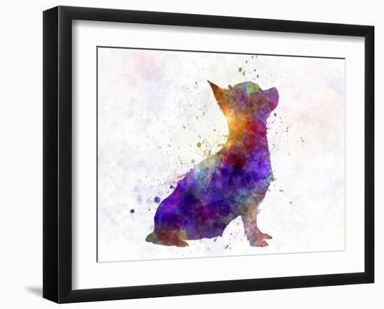 Chihuahua in Watercolor-paulrommer-Framed Art Print