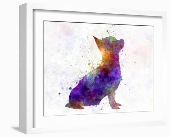 Chihuahua in Watercolor-paulrommer-Framed Art Print