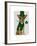 Chihuahua Leprechaun-Fab Funky-Framed Art Print