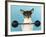 Chihuahua Lifting Weights-null-Framed Photographic Print