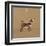 Chihuahua on Beige-Dominique Vari-Framed Art Print