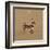 Chihuahua on Beige-Dominique Vari-Framed Art Print