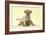 Chihuahua Puppy Standing with Duckling (6 Weeks)-null-Framed Photographic Print
