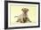 Chihuahua Puppy Standing with Duckling (6 Weeks)-null-Framed Photographic Print