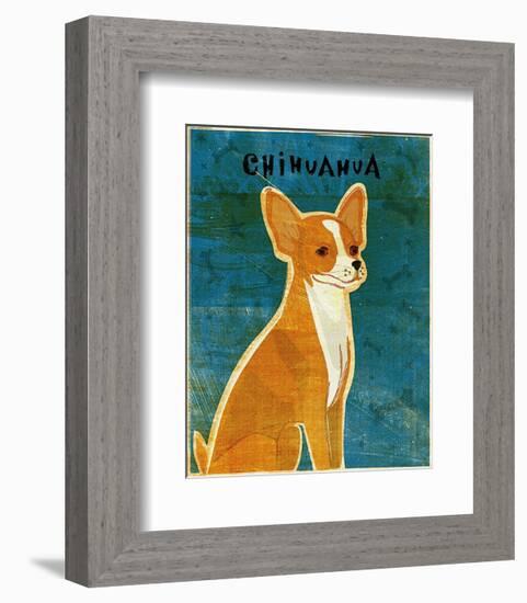 Chihuahua (red)-John Golden-Framed Art Print